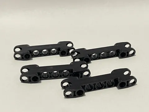 Lego 61054 Black Replacement Add-on Pieces Parts Lot of 4