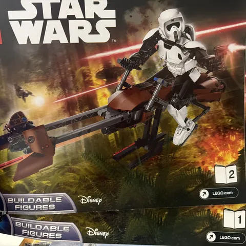 LEGO 75532 Star Wars Scout Trooper Speeder Bike Manual only 