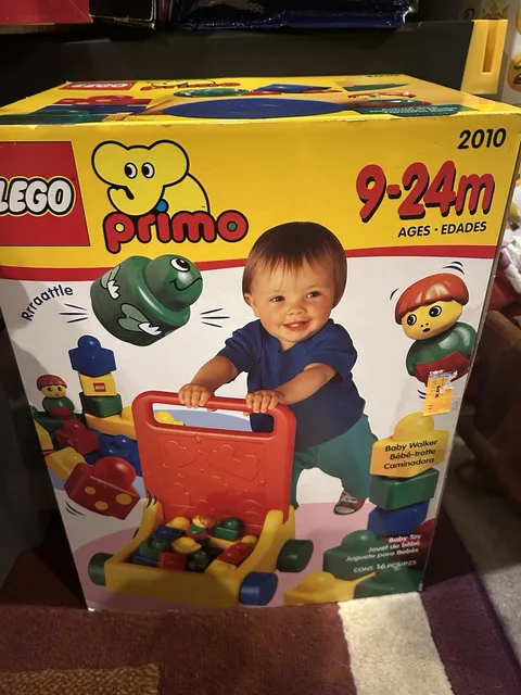 LEGO Primo Baby Walker 2010 Complete Set 16 pcs Ages 9-24m Box Plastic