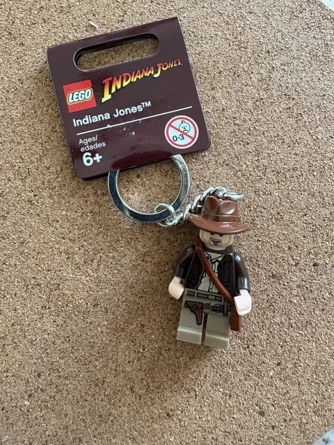 Lego Indiana Jones Keychain/Keyring 852145 - Indiana Jones (Retired) 
