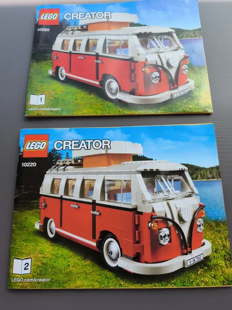 Lego Building Instructions 10220 Creator Expert Volkswagen T1 Camper Van Instruction Only