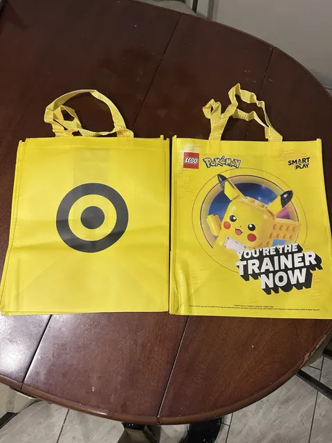 LEGO Pokemon SMART Play Pikachu Tote Bag Target Exclusive Promo 2026 Trainer X2