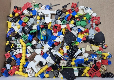Lot of Vintage Y2K Lego Minifigure Parts & Pieces Incomplete Various Themes