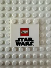 LEGO Tile, Modified 4 x 4 with Studs on Edge with LEGO Star Wars Logo 6179pb130