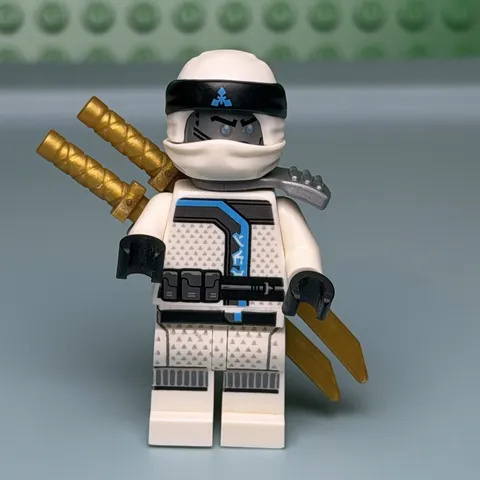 Lego Ninjago Zane Sons of Garmadon Minifigure NJO0410 With Katanas F8