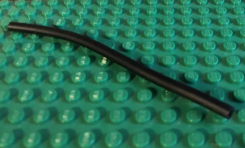 LEGO Flexible Black Hose X467c12 from Classic Space Set 483 920 6881 6971 6980