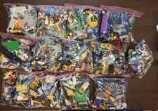 LEGO Bulk Lot 25 lbs Unsorted Star Wars Dino Rock Raiders Vintage Estate 