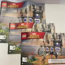 Lego Marvel Superheroes Avengers #76103 Instructions Books