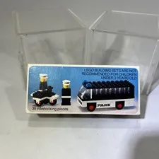 Vintage Lego 1975 Police Units New Sealed Original Box #445 39 PCS