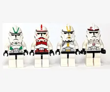 LEGO Star Wars Clone Trooper Lot 4 442nd Siege Shock 327th Star Corps 91st