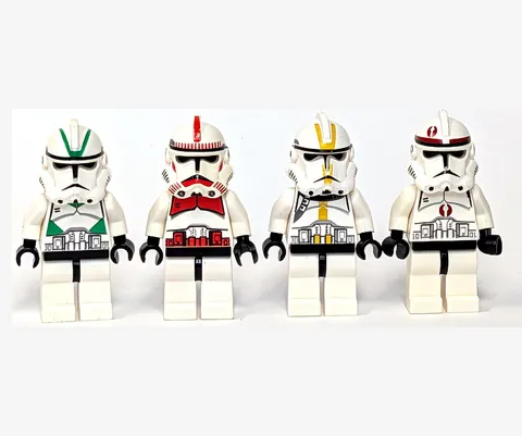 LEGO Star Wars Clone Trooper Lot 4 442nd Siege Shock 327th Star Corps 91st