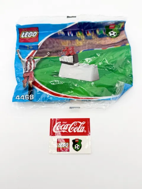 Lego 4468 Coca Cola Soccer Player Coco-Cola Rare Promo New Water Advertising