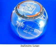 LEGO 2 Transparent Hemisphere 5x9x5.3 w/ 1 Dish 6x6 Gyrosphere 20455 38622 75929