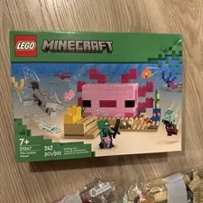 Lego Minecraft Axolotl House Set 21247