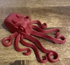 Lego Dark Red Octopus Minfigure