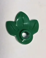 LEGO Parts - Green Plant Plate, Round 1 x 1 3 Layered Leaves - No 32607