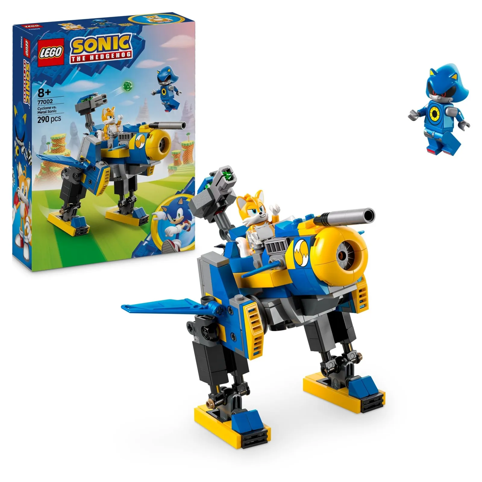 LEGO Sonic the Hedgehog Cyclone vs. Metal Sonic Toy - Collectible Mech Figure wi