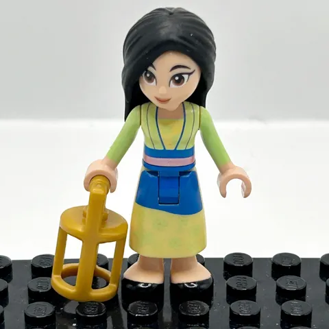 LEGO Disney Princess Mulan Minifigure / Minidoll 43215 Authentic EUC