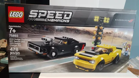 LEGO SPEED CHAMPIONS 75893 Dodge Challenger SRT Demon and Dodge Charger R/T, NEW