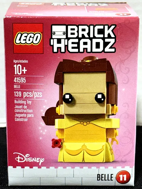 NEW SEALED! LEGO BRICKHEADZ 41595 BELLE / BEAUTY AND THE BEAST / DISNEY