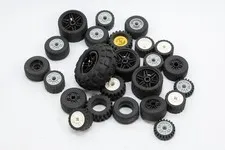 LEGO Technic Wheels Tyres Rims Bundle Spare Parts VGC