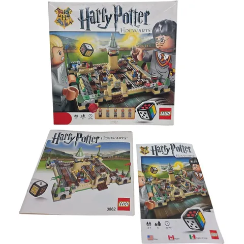 LEGO Harry Potter Hogwarts 3862 w/ Original Box and Instructions Incomplete