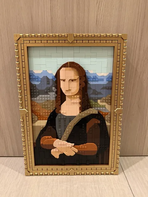 LEGO Art Mona Lisa 31213 Framed Wall Art Display Set 1503pc 18+ (2024)
