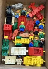Vintage Lego Duplo Bundle People Animals Vehicles
