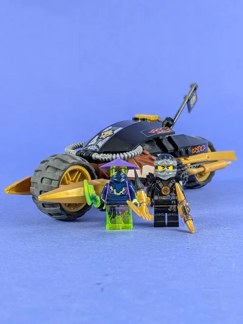 LEGO NINJAGO Blaster Bike 70733 Incomplete Set Pre-Owned