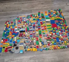 Lego Duplo Large Lot Colorful Building Bricks. Toddler Smaller Children Friendly