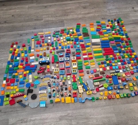 Lego Duplo Large Lot Colorful Building Bricks. Toddler Smaller Children Friendly