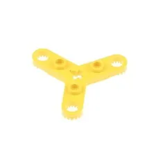 1x LEGO Technic Propeller 4x4 Yellow 3-Blade Gear Rim Rotor 271274 2712
