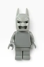 Official LEGO - Light Bluish Gray Monochrome Prototype DC Batman Minifigure Rare