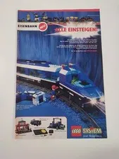 Rare Advertising Flyer Advertising Sheet LEGO City City Train Train 4560 4533 1999