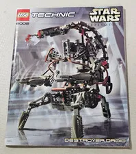 Lego 8002 Star Wars Episode 1 Destroyer Droid Instructions Manual Booklet Only