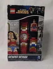 LEGO DC Comics Super Heroes WONDER WOMAN Buildable Watch 8020271 with Minifigure