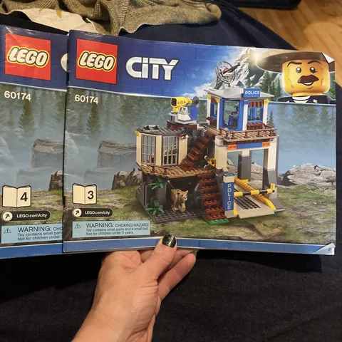 Lego city 60174 manuals instruction books #3 & #4 police headquarters used