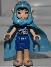LEGO Minifigure- Naida Riverheart (Long Cape & Hood) (elf020) Elves Fantasy