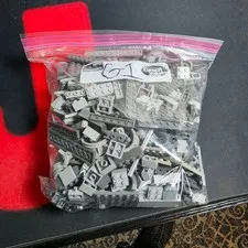 Bulk Legos 1Lb 14oz Assorted Grays     You get exactly what is pictured      G1