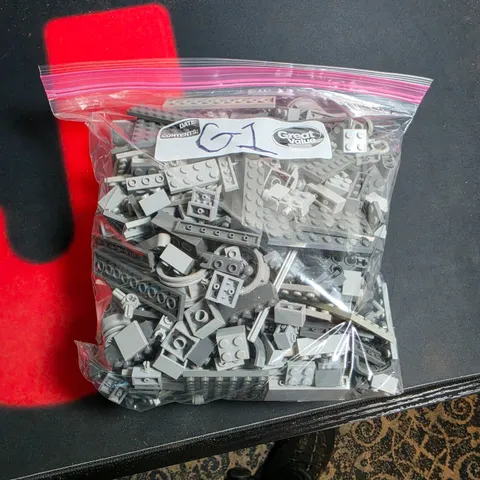 Bulk Legos 1Lb 14oz Assorted Grays     You get exactly what is pictured      G1