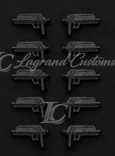 Custom Lego DC-17 PISTOL x10 LOT for Clone trooper Minifigures  Captain Rex