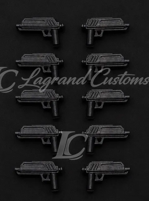 Custom Lego DC-17 PISTOL x10 LOT for Clone trooper Minifigures  Captain Rex