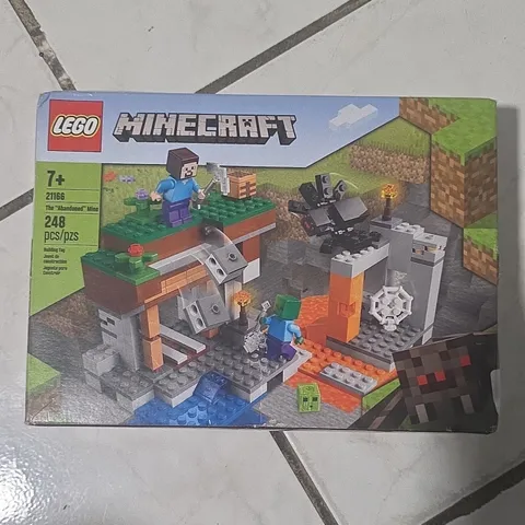 LEGO Minecraft 21166 The "Abandoned" Mine w/ Minifigures 248 pcs Age 7+