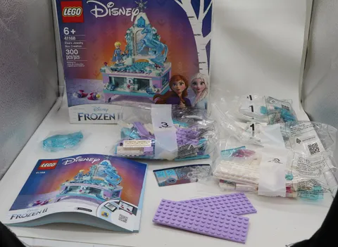 LEGO DISNEY 41168 Frozen II Elsa's Jewelry Box Creation NEW Open Box
