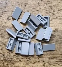 Lego Light Bluish Gray Slope 30 1 x 2 x 2/3 QTY 20. Part No. 85984
