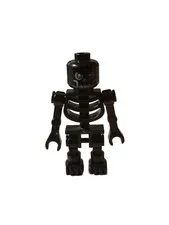 LEGO Skeleton Warrior 1 Minifigure Castle Fantasy Era Black good condition