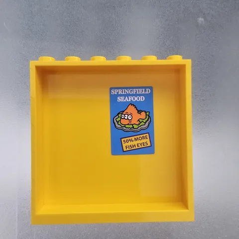 Lego Simpsons - KWIK-E-MART - Springfield Seafood - 50% More Sticker (71016)
