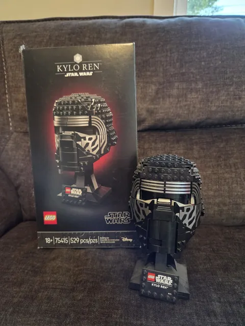 LEGO 75415 Star Wars Kylo Ren Helmet - With Box and Manual Complete