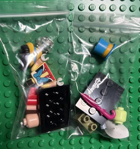 2023 LEGO 71038 100 Years of Disney MINIFIGURE Lot PINOCCHIO & Jiminy Cricket 