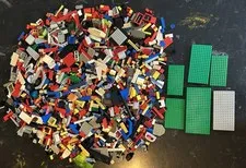 LEGO 6 Pound Bulk Mixed Lot Basic and Specialty Building Pieces Plates Mix #4